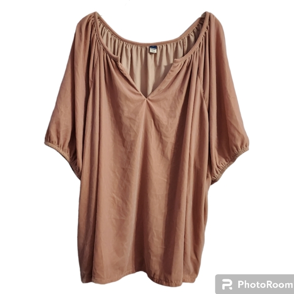Old Navy Tops - Old Navy Women's Pink Velvet Top 4X Plus Size